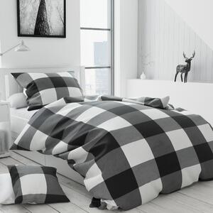 Pamučna posteljina OSAKA siva + jastučnica 40 x 40 cm Dimenzije posteljine: 70 x 90 cm | 140 x 200 cm