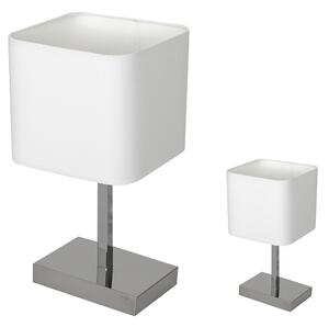 NAPOLI BIJELA/KROM stolna lampa 1xE27