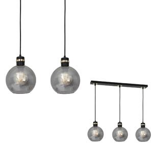 OMEGA BLACK/GOLD viseća lampa 3xE27