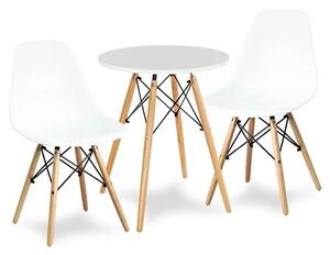 Set 2 stolice + stol - Oslo white
