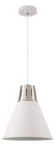 VISEĆA SVJETILJKA GIANNI E27 BIJELO/INOX IP20