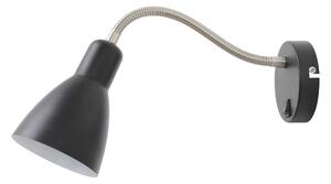 ZIDNA SVJETILJKA ETORE E27 CRNA IP20