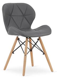Stolica Lago - Graphite leather