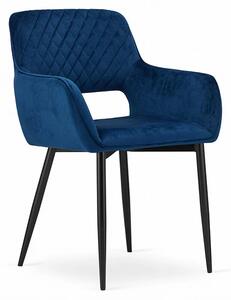 Stolica Amalfi - blue velvet