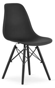 Stolica Oslo - Black on black - 1 komad