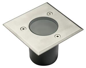 Ugradna podna svjetiljka Alfa mini IP67 GU10 inox kocka