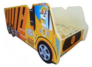 Dječji krevetić - Kamion Paw Patrol Rubble 140x70cm