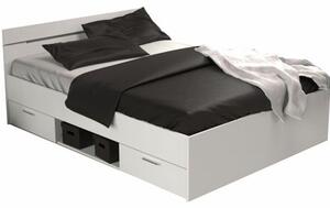 Zondo Bračni krevet160 cm Myriam (bijela) (bez madraca i podnice). 1040196