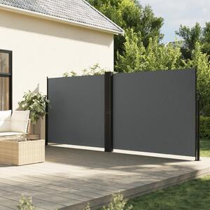 Bočna tenda na uvlačenje antracit 160 x 1200 cm - Antracitno siva / 160 x 1200 cm