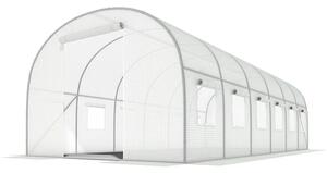 Vrtni plastenik 3x6m (18m2) - bijeli
