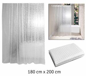 Univerzalna 3D zavjesa za pjevanje za tuš kabinu i dimljena 180x200 cmm