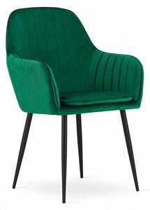 Stolica Lugo - velvet mint - set od 4x