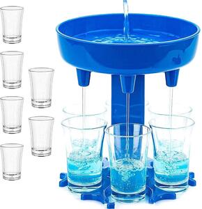 2v1 bar dosirnik za piće + 6 čaša 50 ml