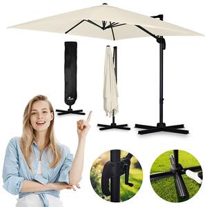 Vrtni suncobran - 420cm Plonos Beige