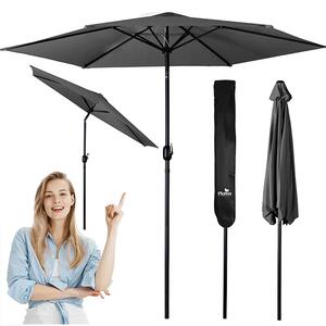 Vrtni suncobran basic grey - Plonos