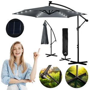 Vrtni suncobran s rasvjetom - 350cm Plonos