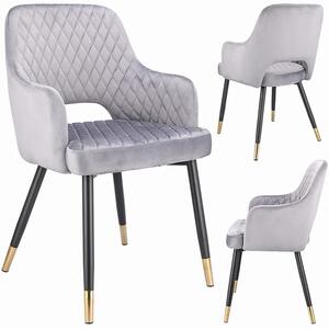 Stolica Borgo - velvet grey