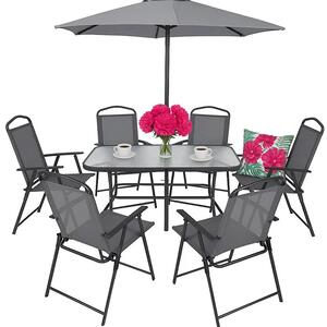 Vrtni set sa 6 stolica i suncobranom - MultiGarden