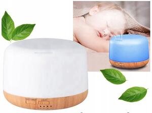 LED RGB Aroma Difuzor Air Diference s daljinskim upravljačem 300 ml smeđe boje