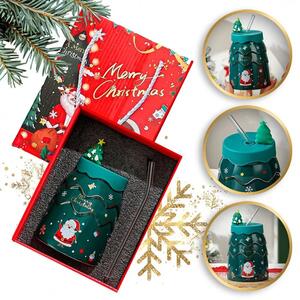 Božićna šalica 400ml - Gifty mint