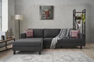 Atelier Del Sofa Kutna garnitura KALE LINEN, lijeva, antracit, Kale Linen Left - Anthracite