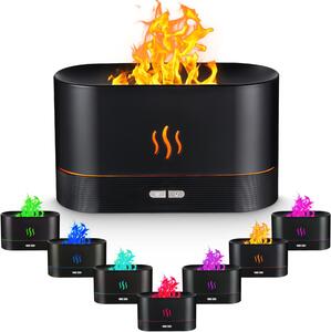 Led rgb difuzor vlažilec zraka in izparjevalnik eteričnih olj 180ml - aptel