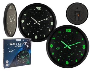 Analogni sjajni zidni sat 29cm Prostor