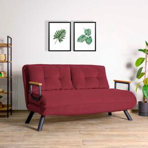 Atelier Del Sofa Dvosjed na razvlačenje, Kesten, Sando 2-Seater - Maroon