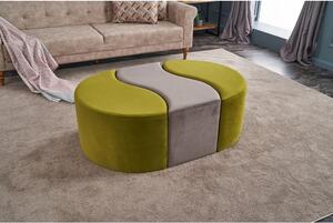 Atelier Del Sofa Tabure, zelena Mink, Alya Puf - Green, Mink