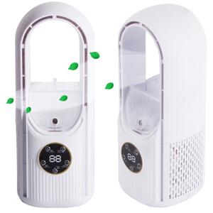 2V1 LED RGB uspravni ventilator i LCD ovlaživač USB