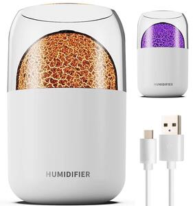 Moderni led rgb difuzor vlažilec zraka izparjevalnik 300ml usb - verk group