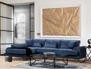 Atelier Del Sofa Kutna garnitura, Mornarsko plava, Frido Left (Chl+3R) - Navy Blue