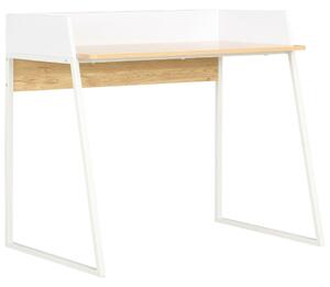 VidaXL Radni stol bijeli i boja hrasta 90 x 60 x 88 cm