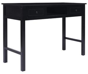 VidaXL Pisaći stol crni 110 x 45 x 76 cm drveni