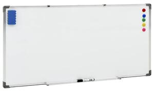 VidaXL Magnetna ploča bijela 110 x 60 cm čelična