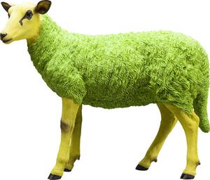 Ukrasna figura Sheep Green