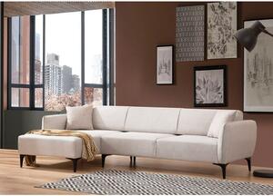 Atelier Del Sofa Kutna garnitura, Bijela, Belissimo Left - Off White