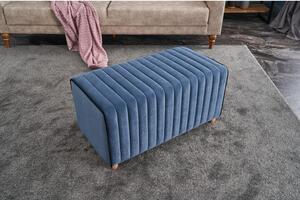 Atelier Del Sofa Tabure, Plava, Mabel Puf - Blue