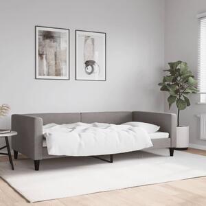 Dnevni krevet smeđesivi 100 x 200 cm od tkanine - Tupe / 100 x 200 cm