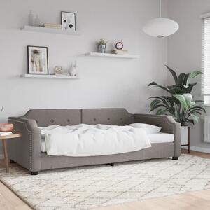 Dnevni krevet smeđesivi 100 x 200 cm od tkanine - Tupe / 100 x 200 cm