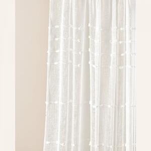 Moderna krem zavjesa Marisa s trakom za vješanje 200 x 250 cm