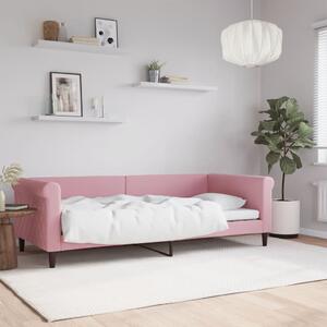 Dnevni krevet ružičasti 90 x 200 cm baršunasti - Ružičasti / 90 x 200 cm