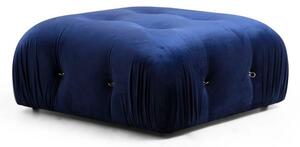 Atelier Del Sofa Tabure, Plava, Bubble Pouffe - Velvet Blue