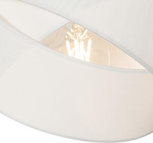 Moderna viseća lampa bijela 3 svjetla - Platno