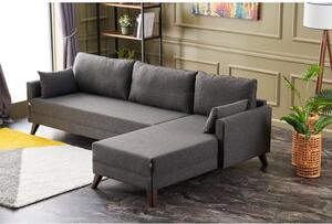 Atelier Del Sofa Kutna garnitura, Antracit, Bella Corner Sofa Right - Anthracite