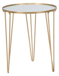 Mauro Ferretti Coffee table glam gold/ogledalo cm ø 50x58,5