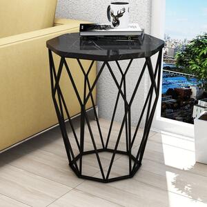 Woody Fashion Bočni stol, Sofya - Black Marble