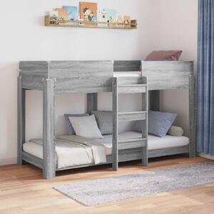 Krevet na kat za djecu Siva Sonoma 75 x 190 cm - Siva / 75 x 190 cm