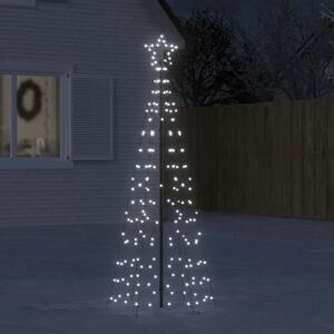 LED božićno drvce sa šiljcima 220 LED hladno bijelo 180 cm - Hladna bijela 180 cm