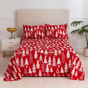 Plahta i jastučnica CHRISTMAS TREES Dimenzije: 50 x 70 cm | 140 x 240 cm